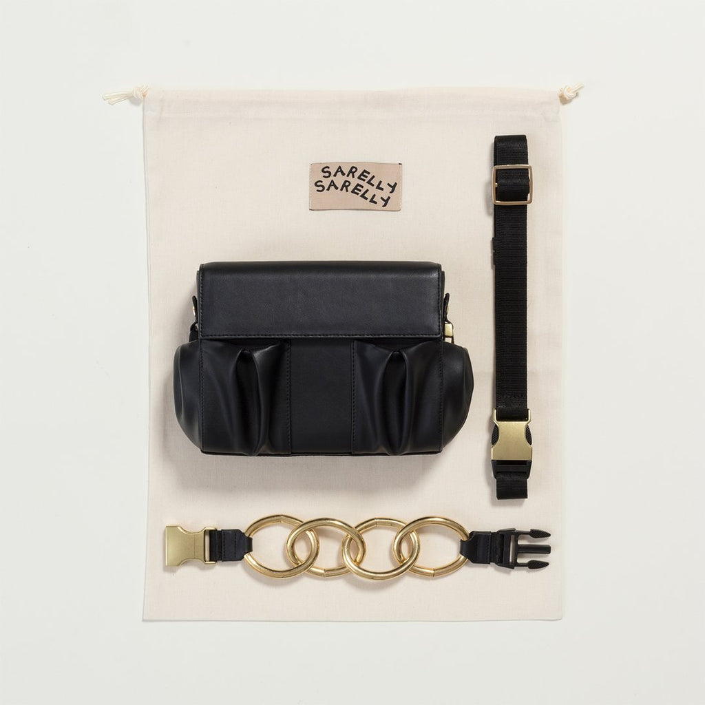 Everyday Bag Black Gold Chain