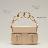 Everyday Bag Ivory Gold Chain