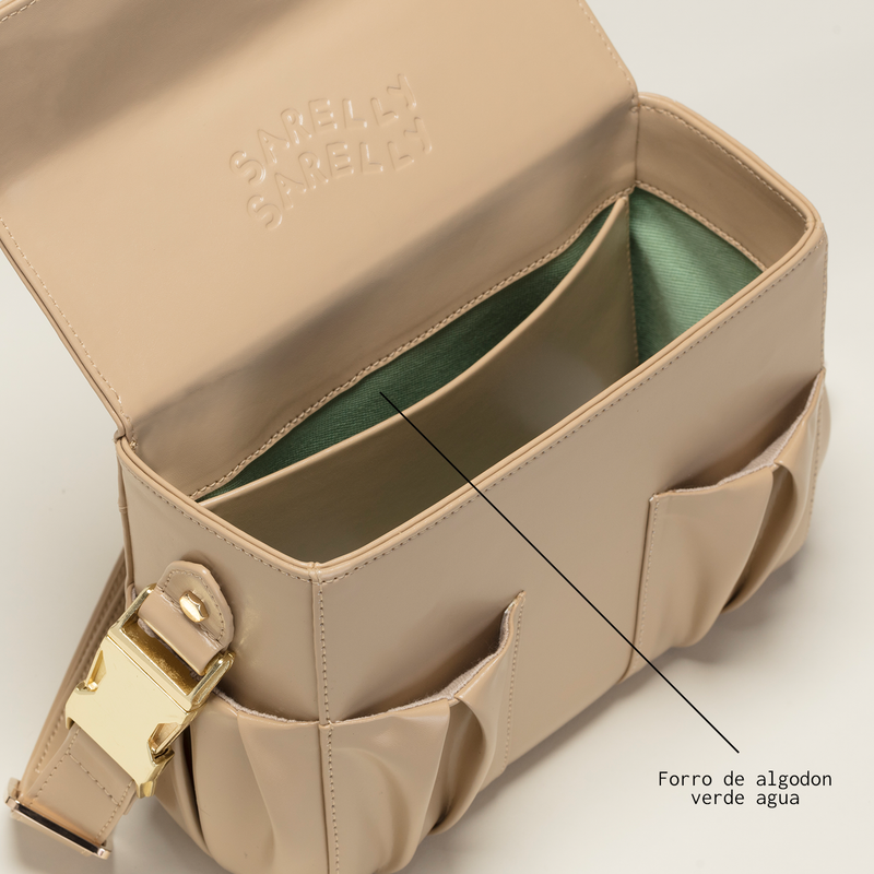 Everyday Bag Ivory Marble Chain