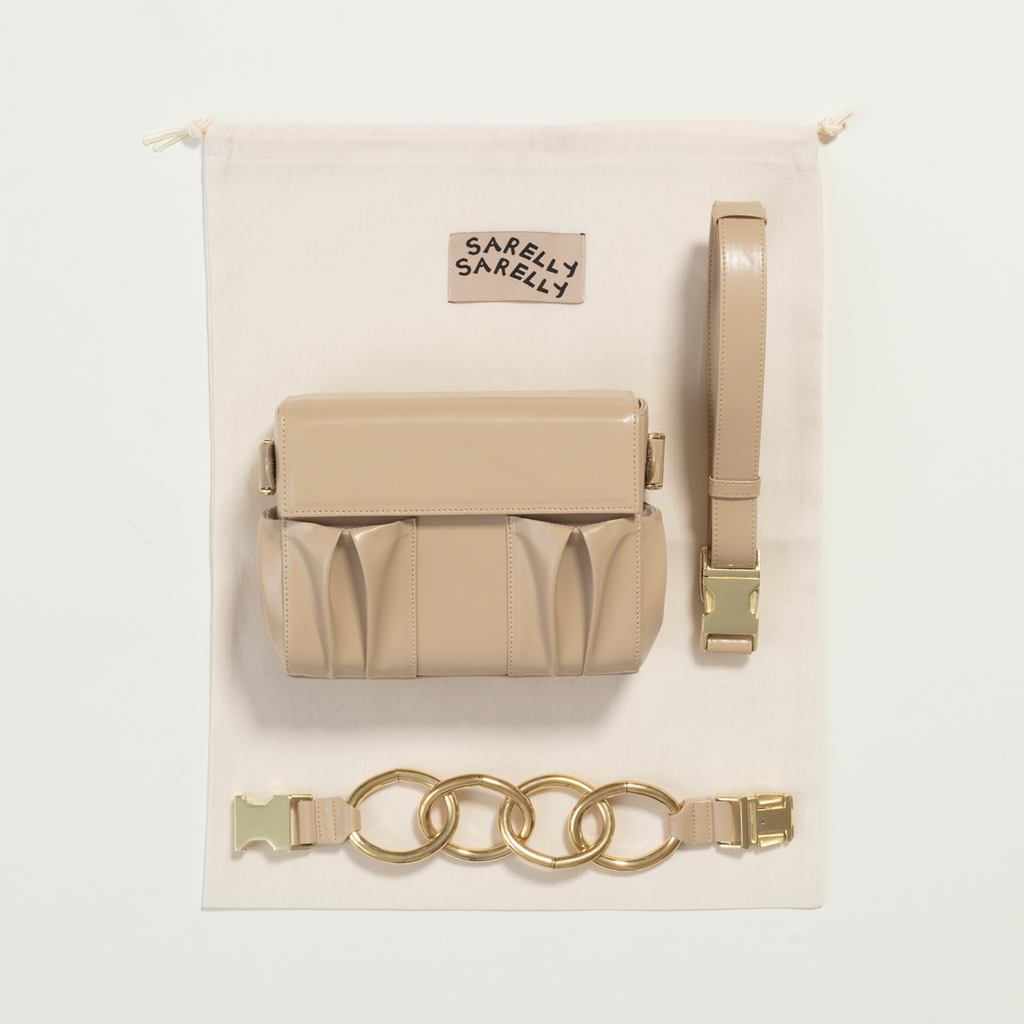 Everyday Bag Ivory Gold Chain
