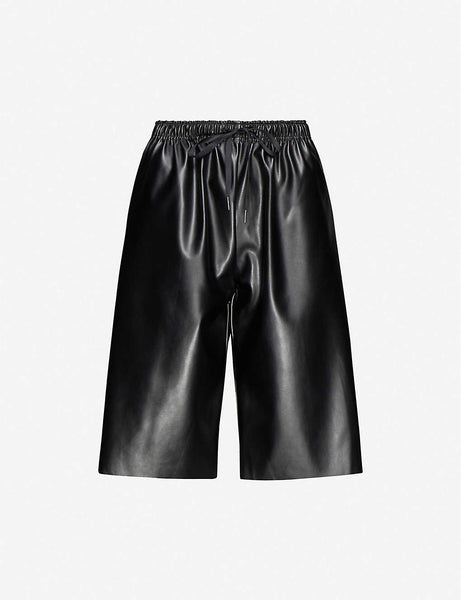 Zara FAUX LEATHER SHORTS