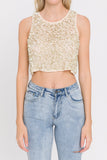 Flower Spangled Top