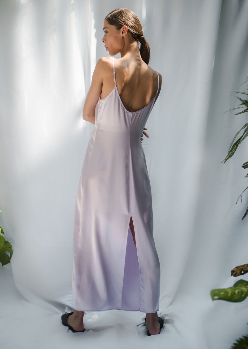 Lavender Silk Slip