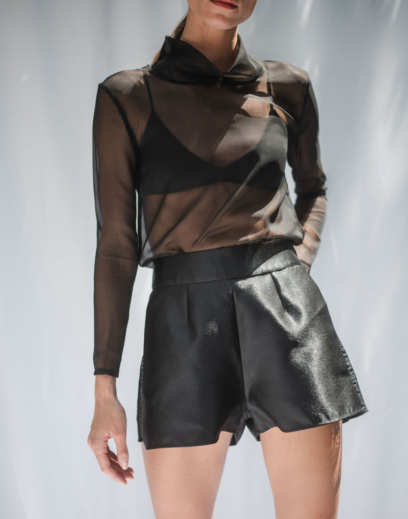 Black Clear Shorts