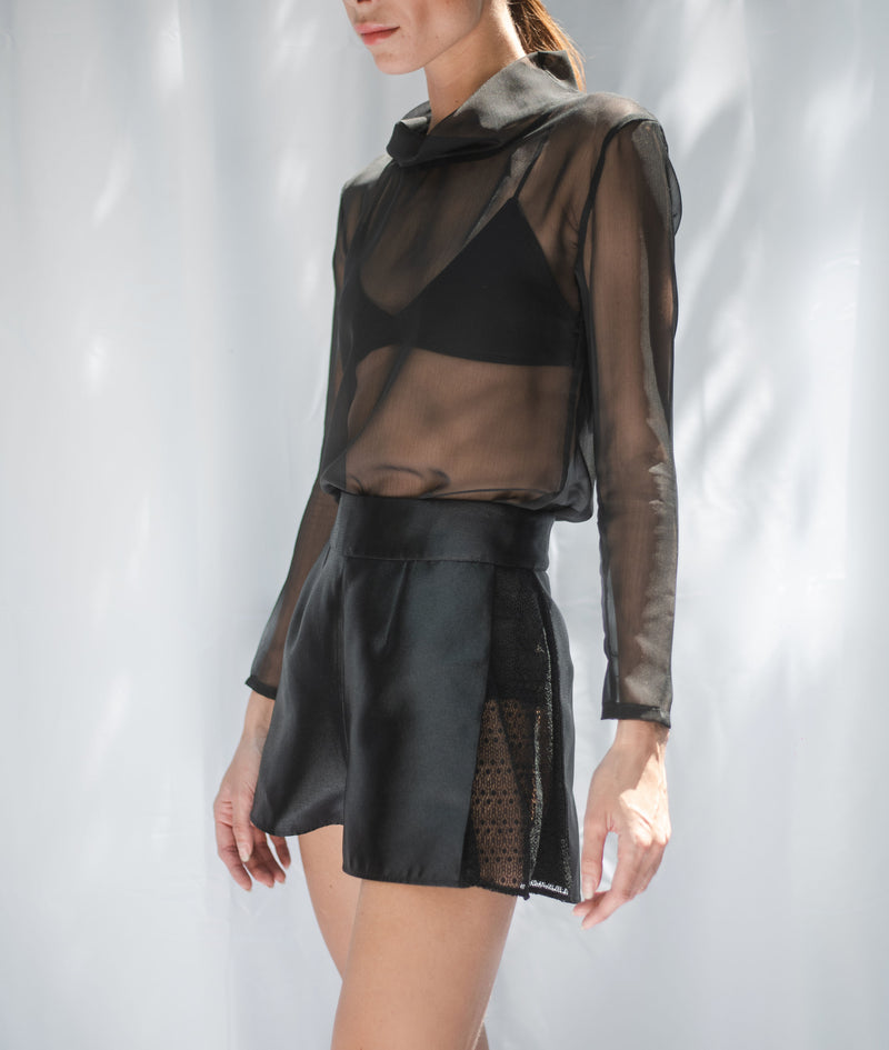Black Clear Shorts