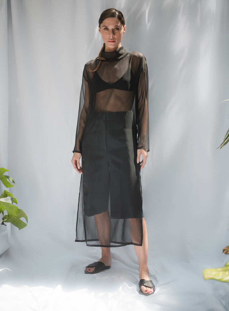 Tanu Clear Black Tunic