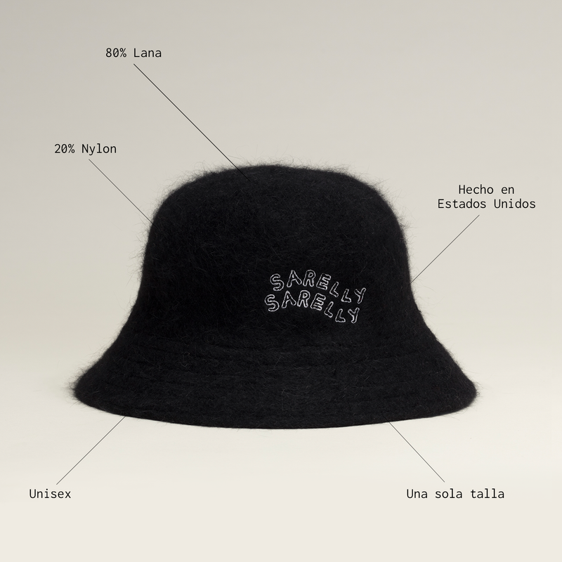 Black Bucket Hat