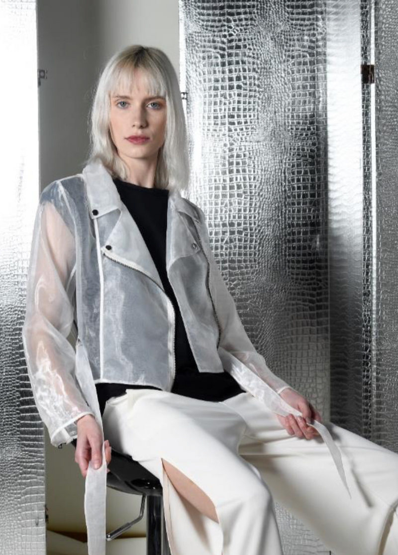 Organdy Moto Jacket