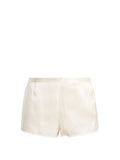 Silk Ivory Shorts