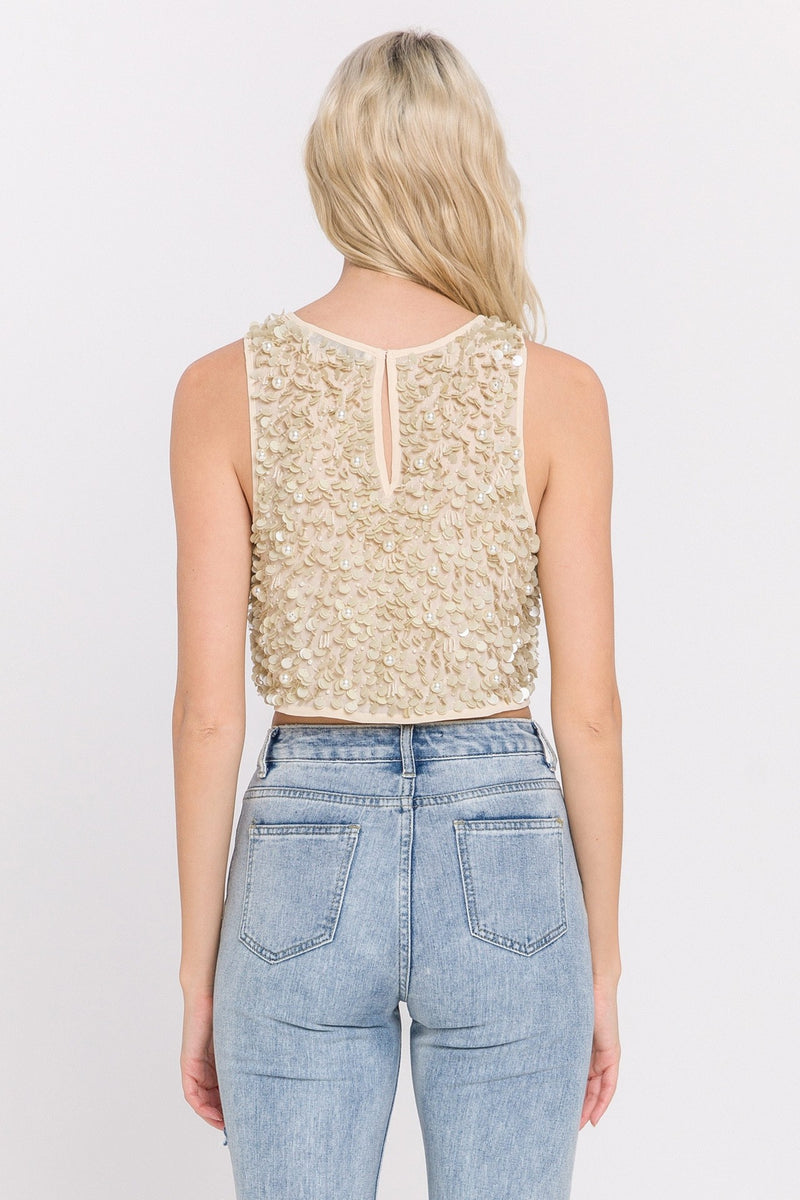 Flower Spangled Top